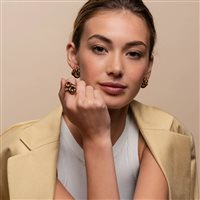 Orecchini Ti Sento Milano Donna in Argento Occhio di tigre 7854TE - 7854TE